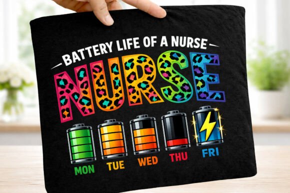 Battery Life of a Nurse: A Funny Graphic for Healthcare Heroes