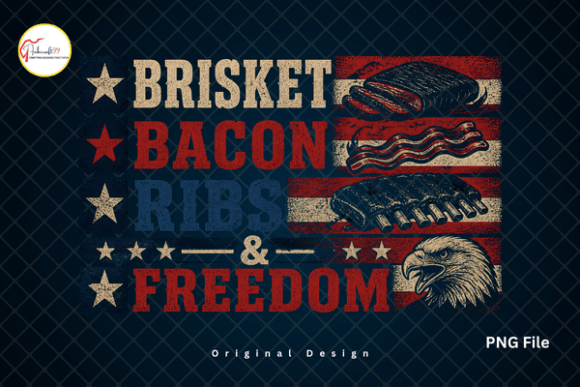 BBQ Brisket Bacon Ribs & Freedom PNG: A Designer's Guide