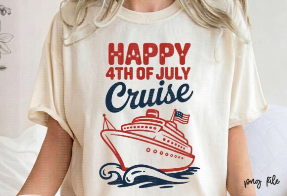 Celebrate at Sea: Using the Happy 4th of July Cruise Patriotic PNG