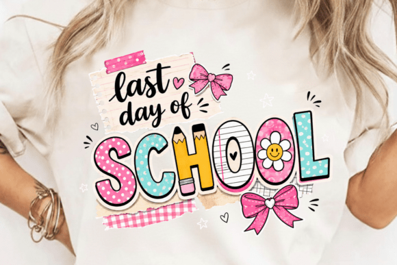 Celebrate the Final Bell with a Festive PNG Design