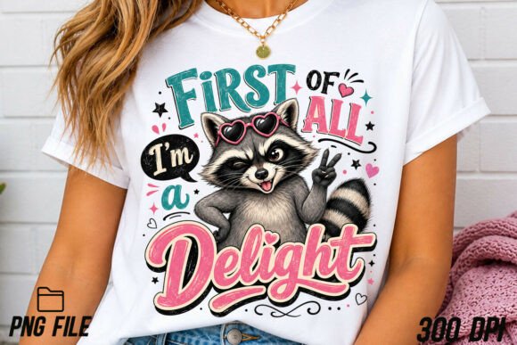 First of All I’m a Delight Raccoon PNG: Injecting Sassy Charm