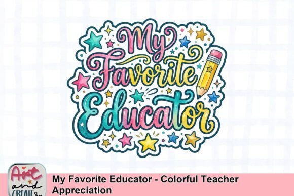 My Favorite Educator: A Vibrant Design for Teacher Appreciation
