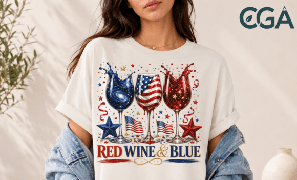 Red Wine & Blue: A 4th of July Design Statement