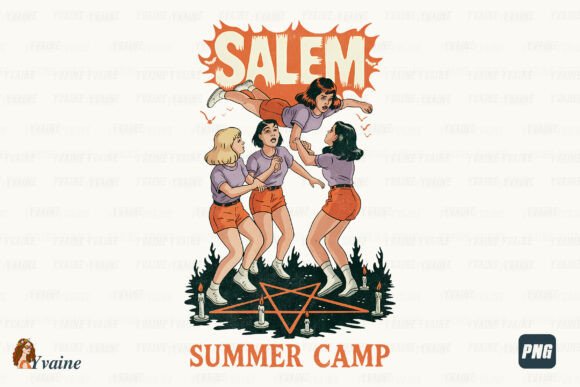 Retro Summerween PNG Salem Summer Camp: A Designer's Deep Dive